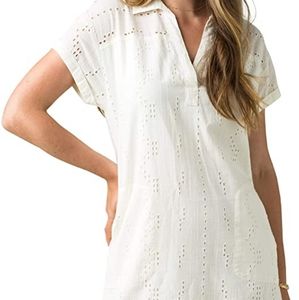 Prana Ladyland Dress in soft white